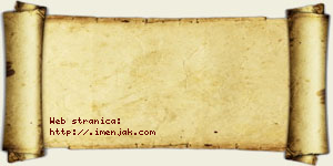 Isidora Kalajdžić vizit kartica